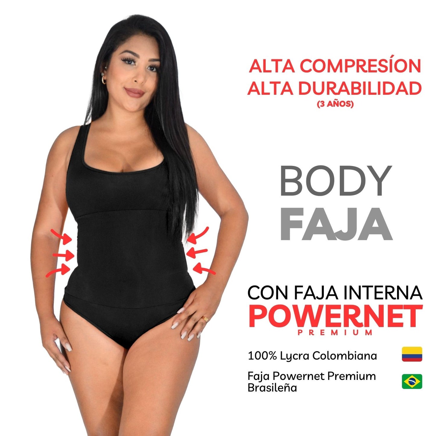 BODY FAJA REDUCTOR 100% COLOMBIA - PERU